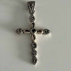 Real Silver Cross Pendant